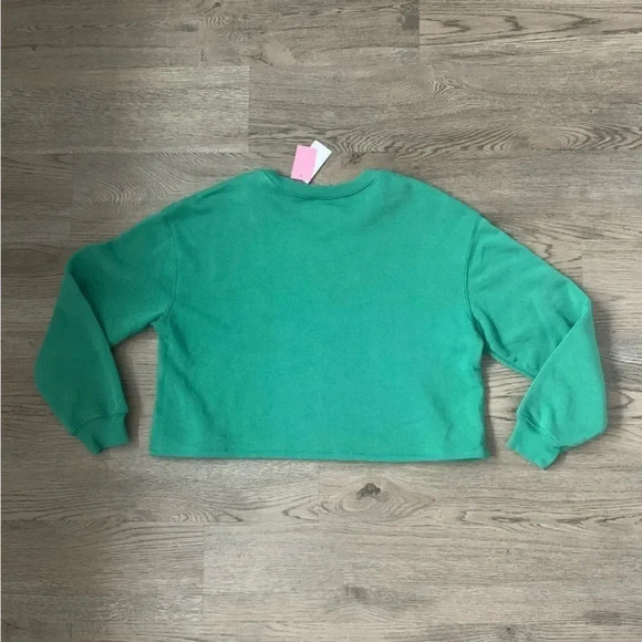 Hello Kitty Athletic Dept. Graphic Sweatshirt - Size‎ L - Green - NWT - Picture 6 of 8
